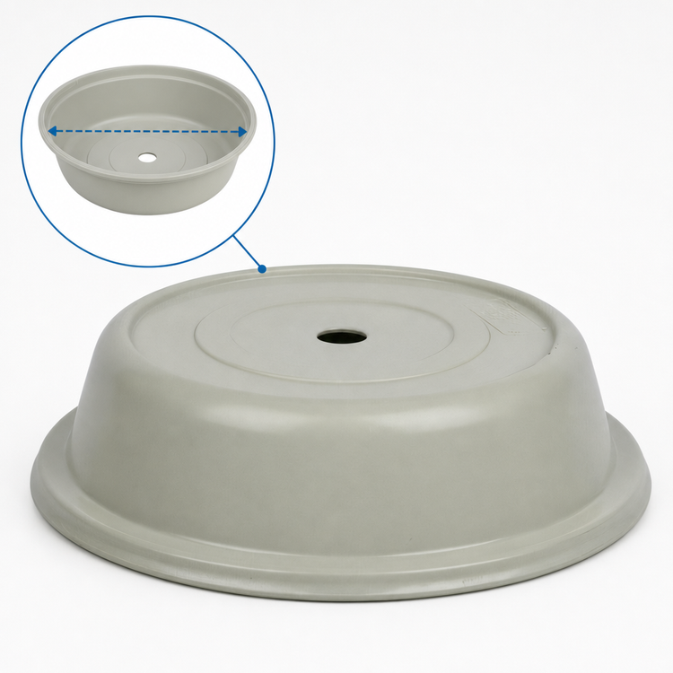 Product image #4 for Cambro Versa Camcover® 12-Inch Round Fiberglass Plate Cover