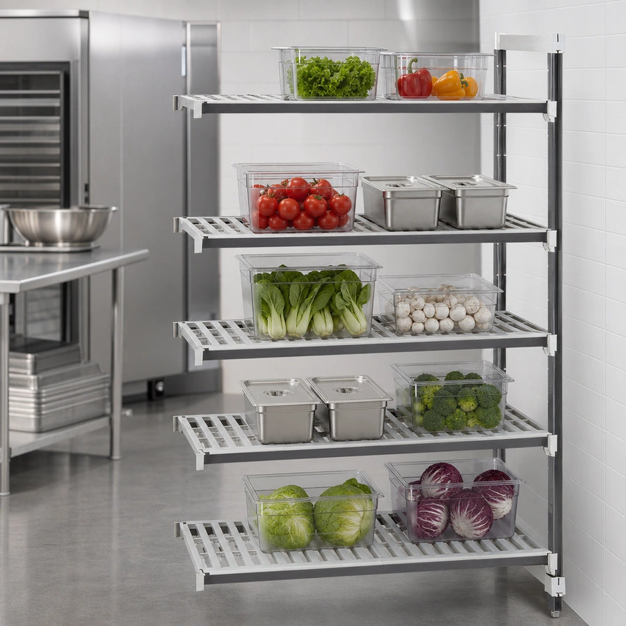 Five-Tier Vented Shelf Design