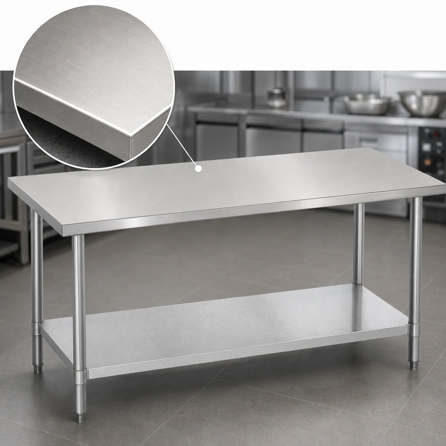 16-Gauge 400-Series Stainless Steel Top