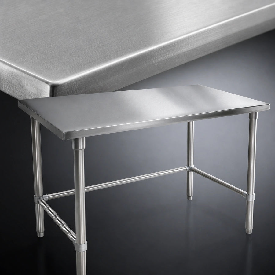 16-Gauge Stainless Steel Top
