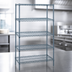 Thumbnail image #3 for Quantum 36 x 18 x 54 Inch Stationary Wire Shelving Starter Kit, 5 Shelves, Gray Epoxy