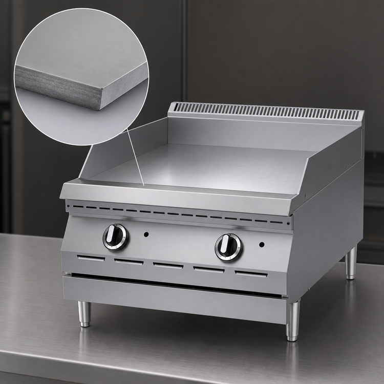 Product image #3 for Garland Designer Series GD-15G 15-Inch Countertop Gas Griddle, 20,000 BTU