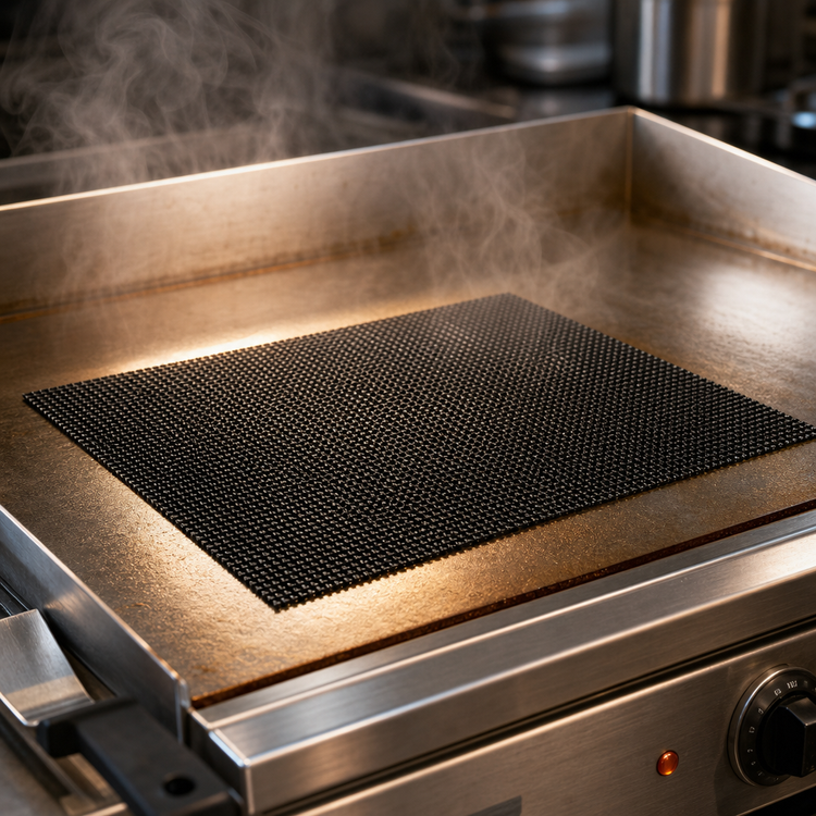 Product image #3 for Disco GS20/25 5-1/2" x 4" Heat-Resistant Griddle Screen, Case of 500