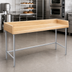 Thumbnail image #3 for Advance Tabco Bakers' Table with 1-3/4-Inch Wood Top and Stainless Steel Base, 96 x 36 Inch