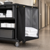 Thumbnail image #3 for Side-Load Mesh Housekeeping Cart Bag, Black