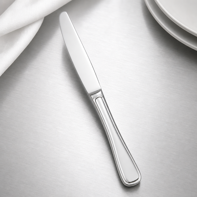 Product image #4 for Oxford 9-5/8 Inch Dinner Knife, Extra Heavy Weight, 18/8 Stainless Steel, Mirror Finish
