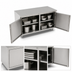 Thumbnail image #3 for John Boos Enclosed Stainless Steel Work Table with Cabinet Base and Hinged Doors, 60 x 36 Inches