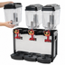 Thumbnail image #3 for Cofrimell CD3J110 Triple-Bowl Juice Dispenser with 3-Gallon Removable Polycarbonate Bowls