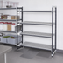 Thumbnail image #3 for Cambro Camshelving Elements XTRA 21 x 24 x 72 Inch 5-Tier Vented Stationary Add-On Polymer Shelving Unit, Speckled Gray