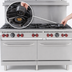 Thumbnail image #3 for Vulcan SX Series 60-Inch Natural Gas Restaurant Range with 10 Open Burners and 2 Standard Ovens