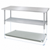 Thumbnail image #3 for Advance Tabco 18 Gauge 400 Series Stainless Steel Undershelf for 84 x 36 Inch Work Tables
