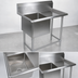 Thumbnail image #3 for John Boos Pro-Bowl 1-Compartment Stainless Steel Sink with Right Drainboard