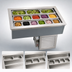 Thumbnail image #3 for Duke ADI-1M-TC-P Single Section Tri-Channel Drop-In Refrigerated Cold Pan