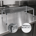 Thumbnail image #3 for Eagle Group 36 x 24-Inch Chrome Wire Dunnage Platform with Quad-Truss Design, 14-Inch Posts