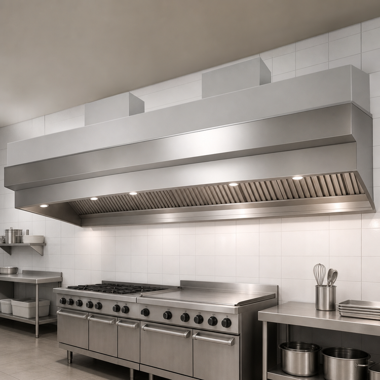 Product image #3 for Avtec SimpleSpec 144-Inch Make-Up Air Perforated Supply Plenum for SSA-BOX144 Wall Hood