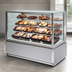 Thumbnail image #3 for Italian Glass Series Floor-Standing Full-Service Non-Refrigerated Pastry Display Case, 60 Inch Wide