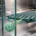 Thumbnail image #3 for QuadPLUS Louvered Polymer Shelf Mat, 42 x 21 Inches, Green, with MICROGARD Antimicrobial Protection