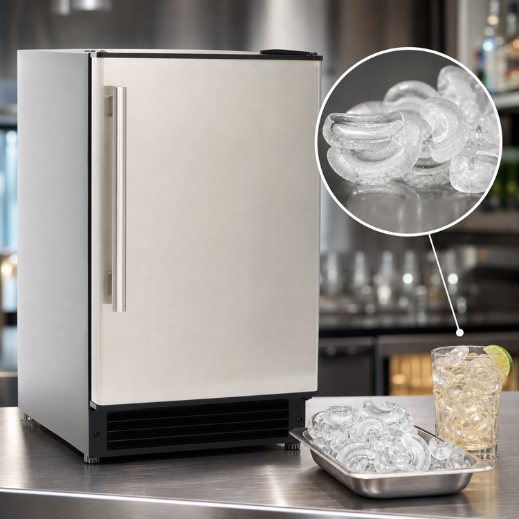 Product image #4 for Maxx Ice 15 Inch Countertop or Built-In Ice Machine with 15 lb Daily Production and 12 lb Storage Bin
