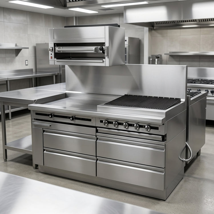 Product image #2 for Titan Fire & Ice 72" Remote Refrigerated Freezer Base with 4 Drawers