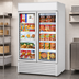Thumbnail image #3 for True GDM-43F-HC~TSL01 Two-Section Glass Door Freezer Merchandiser