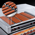 Thumbnail image #3 for Roll-A-Grill 16-Roller Hot Dog Roller Grill with GripsIt Coated Rollers, 75 Capacity, 220V