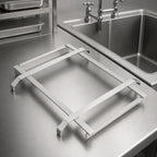 Thumbnail image #3 for John Boos PB-DTS-1824RS Stainless Steel Rack Slide for 18 x 24-Inch Pre-Rinse Sink, #4 Polish Satin Finish
