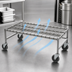 Thumbnail image #3 for EAGLEgard Mobile Wire Dunnage Rack, 30 x 18 x 14 Inches, 800 lb Capacity