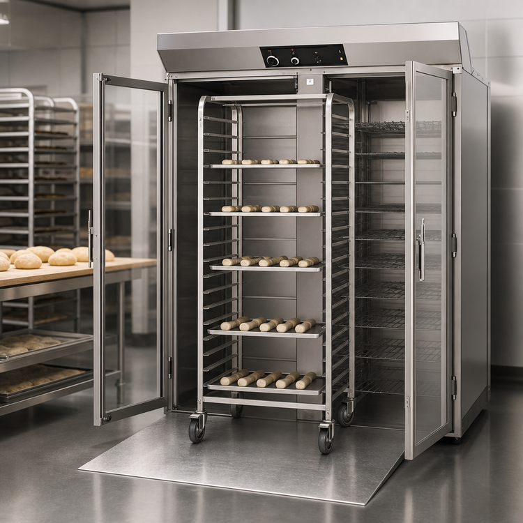 Product image #3 for Doyon E236R Roll-In Two-Section Proofer Cabinet with Full-View Glass Doors
