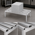 Thumbnail image #3 for Channel Manufacturing Standard Series Aluminum C-Channel Dunnage Rack, 24 x 20 x 12 Inches, 2,500 lb. Per Shelf