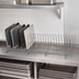 Thumbnail image #3 for Quantum Store Grid Tray Drying Rack, 46-1/2 x 14 x 11-1/4 Inches, Gray Epoxy Antimicrobial Finish