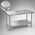 Thumbnail image #3 for Advance Tabco 72-Inch x 24-Inch 14 Gauge 304 Stainless Steel Flat Top Work Table with Adjustable Undershelf