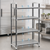 Thumbnail image #3 for Cambro Camshelving Elements XTRA 4-Tier Stationary Starter Unit, 18 x 54 x 72 Inches, Vented, Speckled Gray