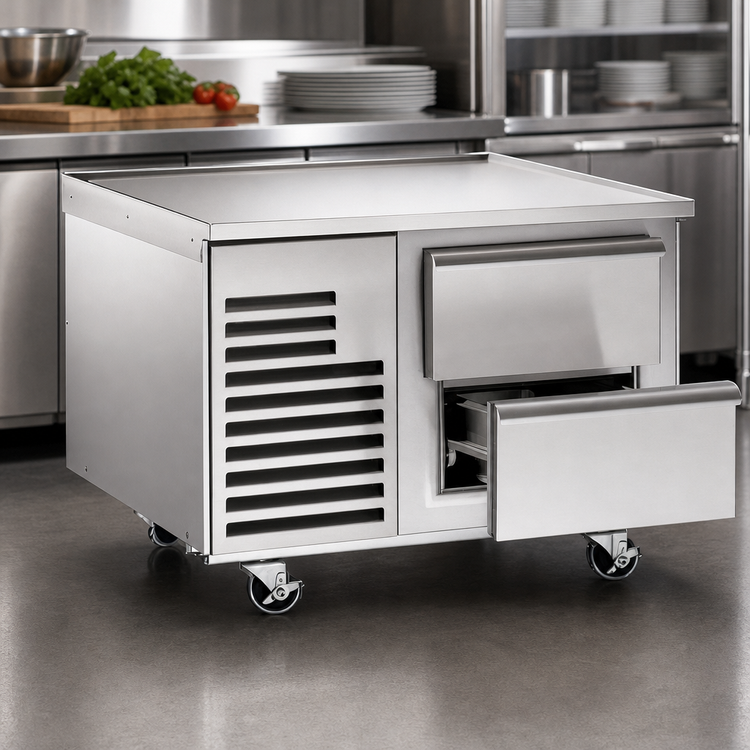 Product image #3 for Traulsen Spec-Line 48-Inch Self-Contained Two-Drawer Refrigerated Equipment Stand