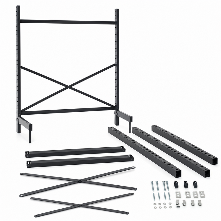 Product image #3 for Metro SmartLever Stationary Cantilevered Shelving Starter Unit Base Kit