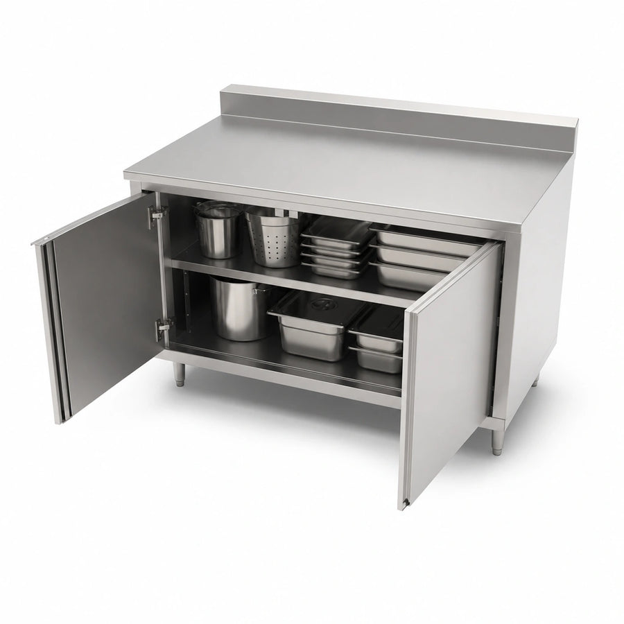 Cabinet Base with Hinged Doors