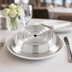 Thumbnail image #3 for American Metalcraft 13.25-Inch Round Stainless Steel Plate Cover for 12-5/8 to 13-Inch Plates