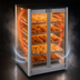 Thumbnail image #3 for Hatco Flav-R-Savor 2-Door Countertop Humidified Holding and Display Cabinet with 4-Tier Pan Rack, No Motor, LED Lighting