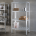 Thumbnail image #3 for New Age T-Bar Series 4-Tier Cantilevered Shelving Unit, 72W x 24D x 72H, Aluminum