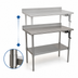 Thumbnail image #3 for Eagle AdjusTable ADA/Ergonomic Height Adjustable Stainless Steel Work Table with 4-Inch Backsplash, 60 x 24 Inches