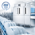 Thumbnail image #3 for Hobart CL66-BAS+BUILDUP Convertible High/Low-Temp Single-Tank Rack Conveyor Dishwasher with Power Scrapper