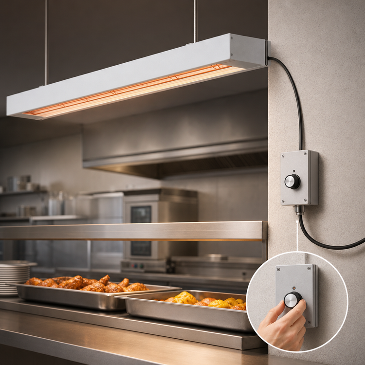 Product image #3 for Nemco 36-Inch Single Remote-Controlled Infrared Strip Heater
