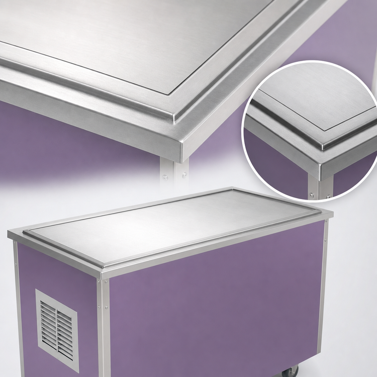 Product image #3 for Vollrath 4-Series Signature Server® 88 x 28 x 30 Inch Frost Top Serving Counter with Enclosed Base