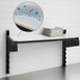 Thumbnail image #3 for Cambro Camshelving Elevation Series Wall-Mounted Solid Shelf Kit, 24 x 48 Inches, Brushed Graphite