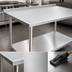 Thumbnail image #3 for John Boos Stallion 72 x 30 Inch Stainless Steel Work Table with Rear Up-Turn and Adjustable Undershelf