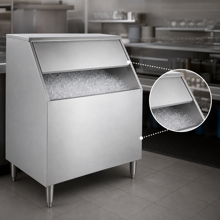 Product image #3 for Follett 650-44 Slope Front Ice Bin, 44 Inches Wide, 660 lb Storage