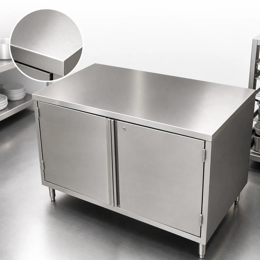 14-Gauge T-304 Stainless Steel Top