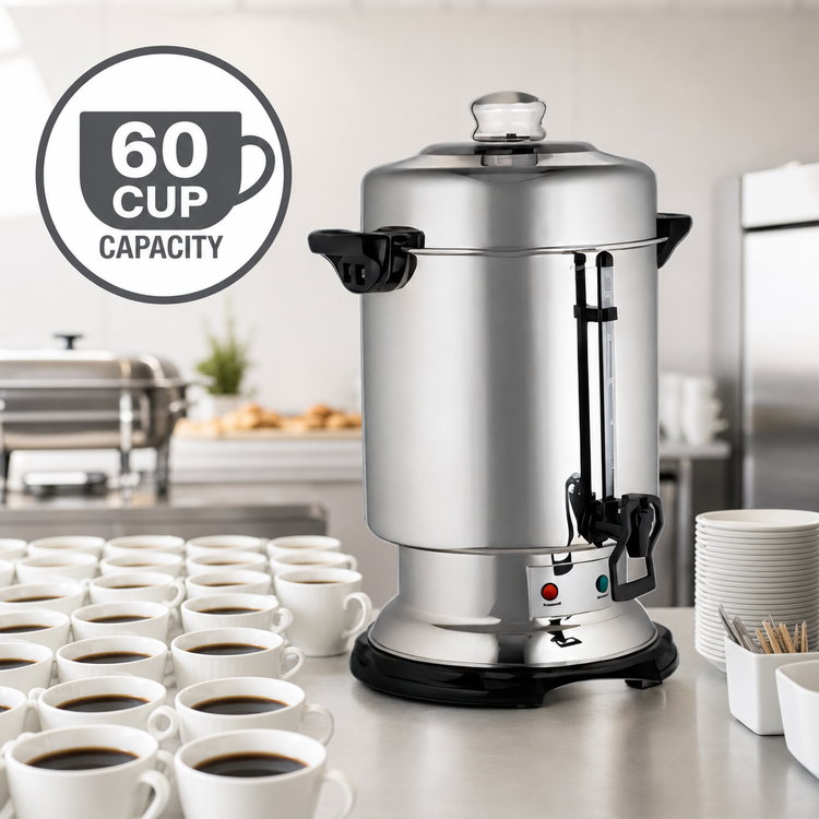 Product image #3 for Hamilton Beach Commercial 60-Cup Stainless Steel Coffee Urn/Percolator