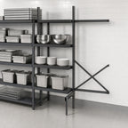 Thumbnail image #3 for Metro SmartLever SM863042-ADD Cantilever Shelving Add-On Kit, Epoxy-Coated Steel, 86-3/8"H, for 42"W x 30"D Shelves