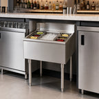 Thumbnail image #3 for Eagle Group 2200 Series B3CT-22 Modular Underbar Cocktail Unit, 36"W x 24"D, 8" Insulated Ice Bin, 8 Bottle Wells, No Cold Plate