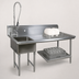 Thumbnail image #3 for John Boos Soiled Straight Undercounter Dishtable with Left-to-Right Operation and 20